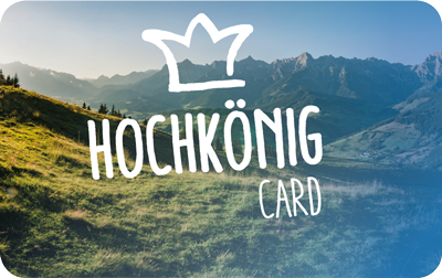 Die Hochkönig Karte erhalten unsere Appartement Gäste bereits ab der 1. Übernachtung.